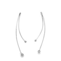 Orecchini Recarlo Donna in Oro Diamante 0.15 Ct AB 528/B - AB 528/B